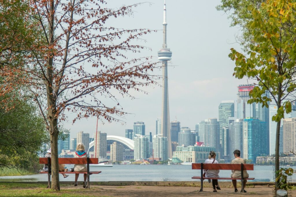 park in Toronto Islands